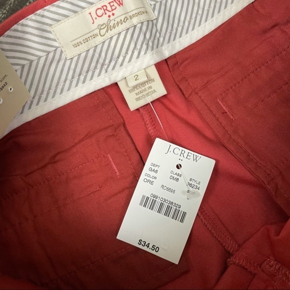 J. Crew Broken in Chino Shorts Sz 2/ small - Picture 7 of 9